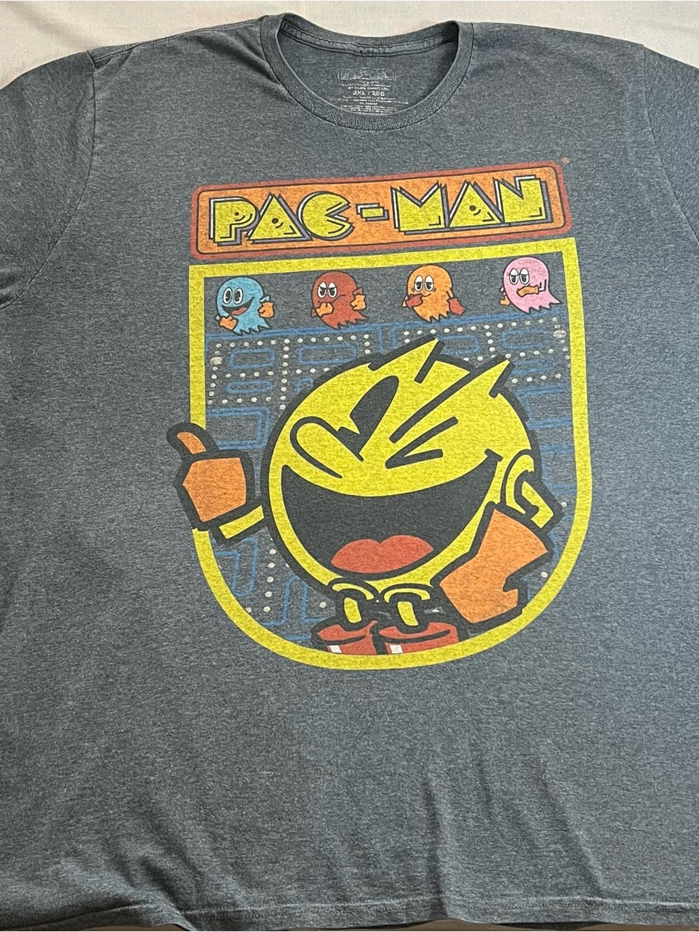 Pac-Man Graphic Tee - Dark Gray